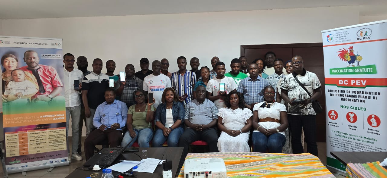 Formation à l’utilisation de mHealth pour la vaccination en Côte d’ivoire